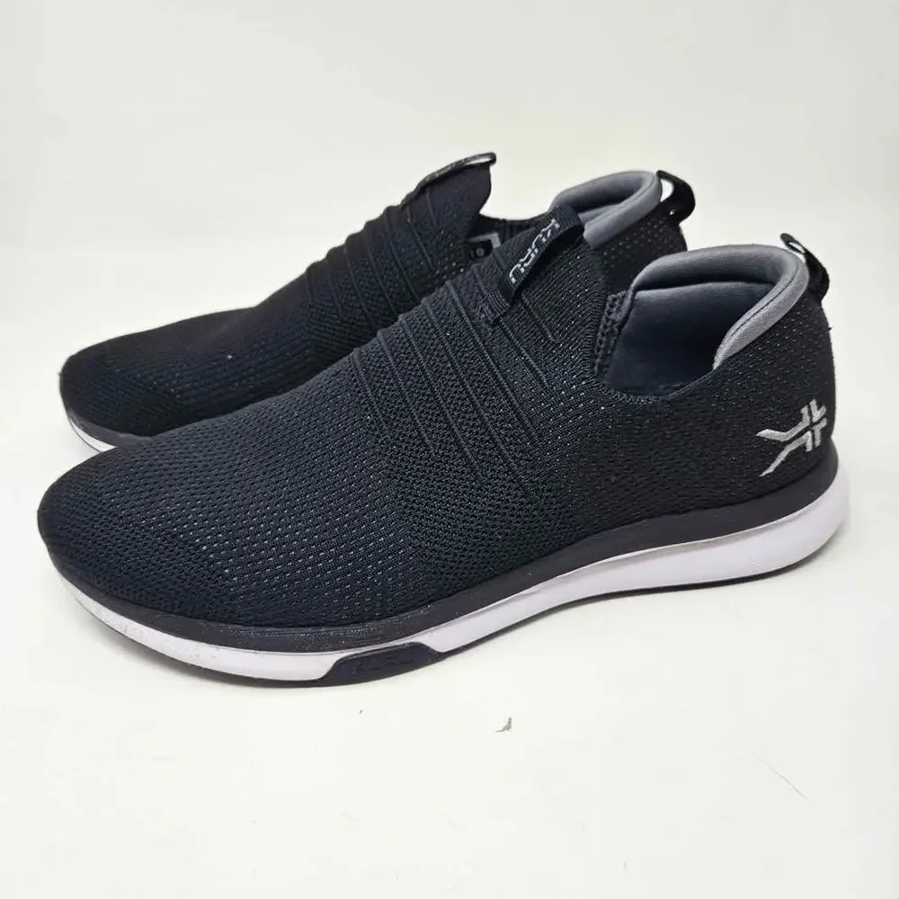 Kuru Atom slip on mens shoes sz 10 Black